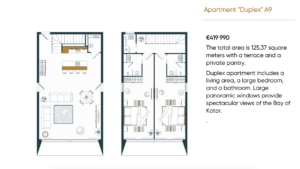 9 300x169 - Видовые апартаменты в новом люксовом комплексе на Луштице