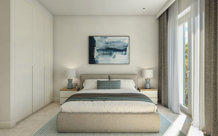 Lustica Bay Centrale — продажа в рассрочку — квартира с 1-й спальней и двориком