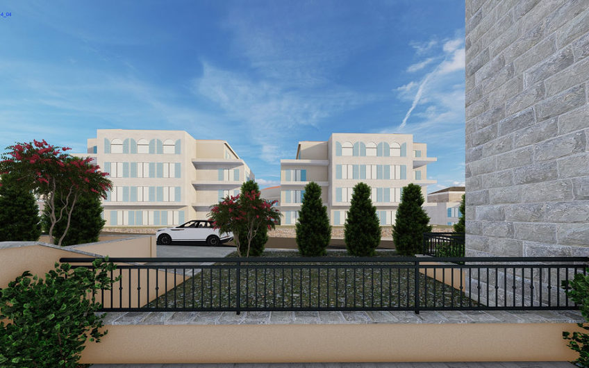 Lustica Bay Centrale — продажа в рассрочку — квартира с 1-й спальней и двориком