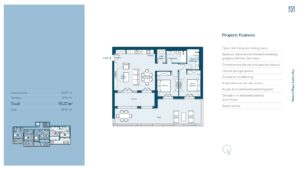 plan apartamenta 300x170 - Lustica Bay residence Jasmin - down payment 10%