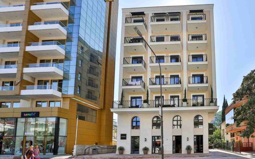 Квартира-дуплекс в Allure hotel — строгий центр Будвы