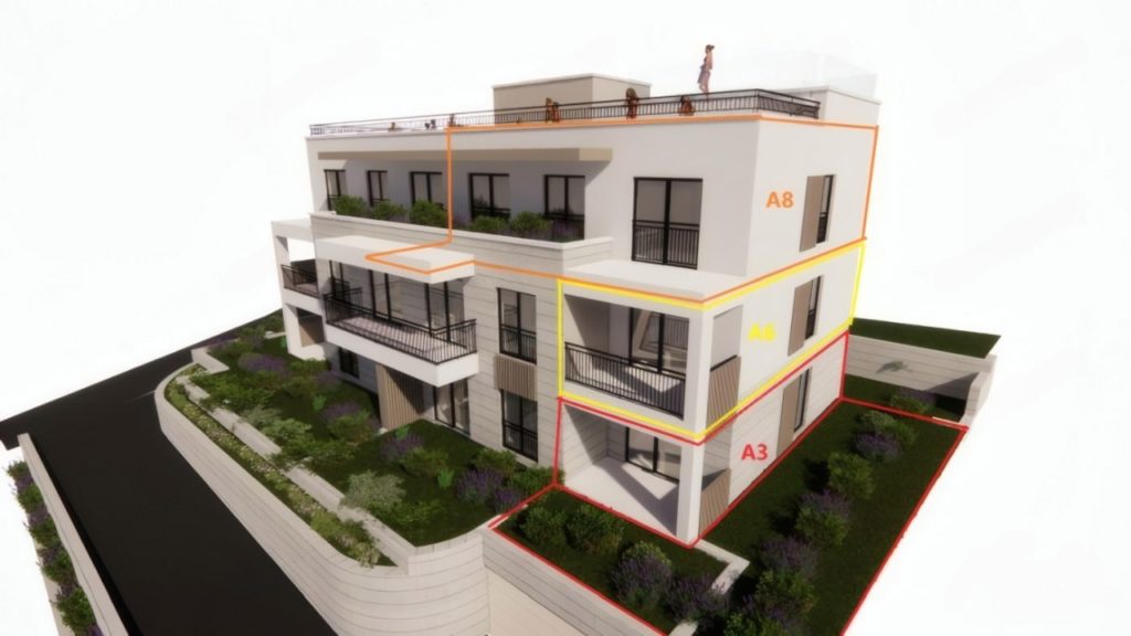 2 4 1024x576 - New one-bedroom apartment in a building with a swimming pool - Dobrota