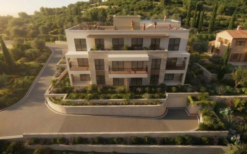 Новая квартира с 1-й спальней в доме с бассейном — Доброта